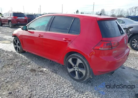 2017 Volkswagen Golf Tsi S 4-Door/Tsi Se 4-Door/Tsi Sel 4-Door/Tsi Wolfsburg Edition 4-Door from USA, damaged, VIN 3VW217AU1HM023891